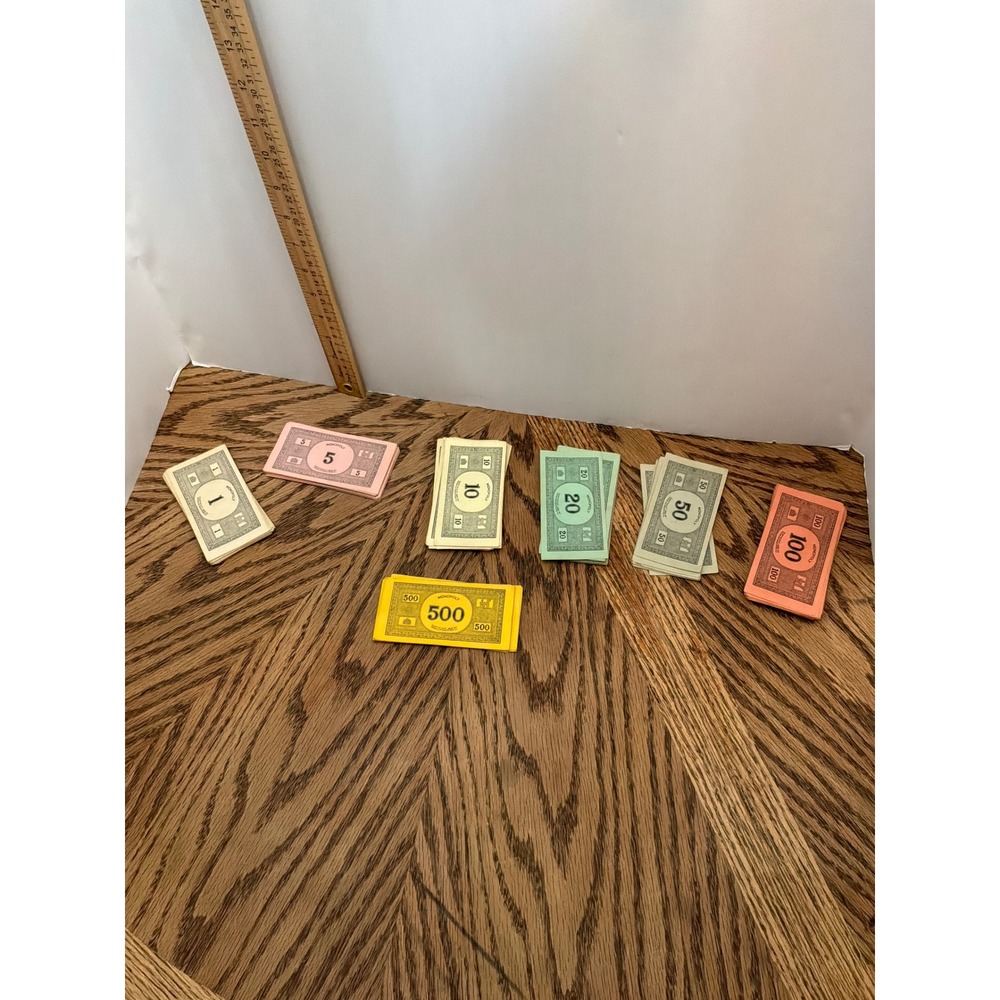 Vintage Unisex Parker Brothers Monopoly Replacement Money OS Multicolor‎